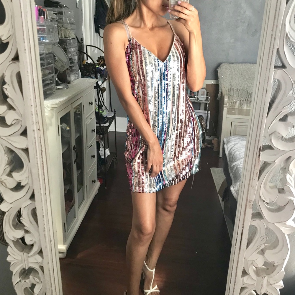 Mini Sequin Dress